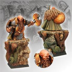 Fantasy Miniatures: Dwarf General Scibor Monstrous Miniatures